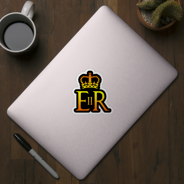 Queen Elizabeth Gold Royal Cypher by Scar